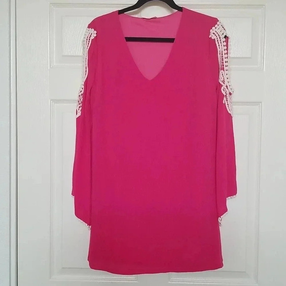Adrienne Dresses & Skirts - ADRIENNE | Pink peephole Dress